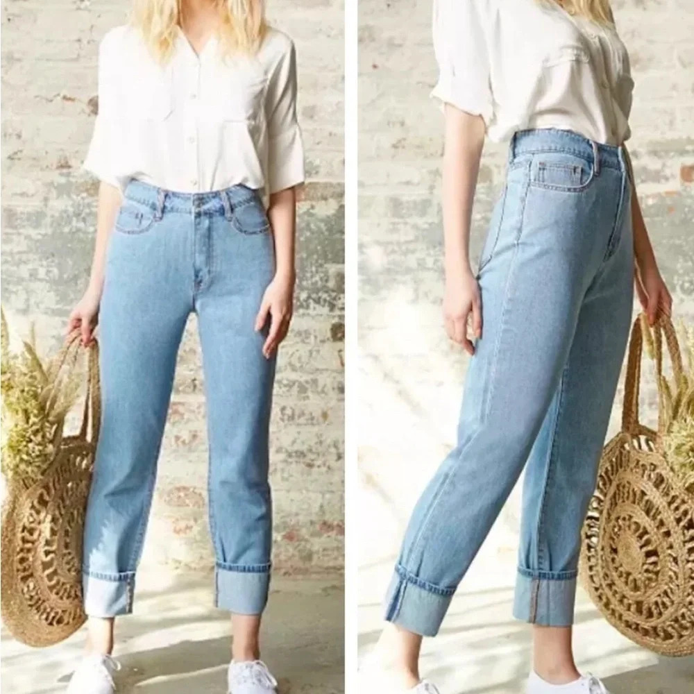 OAT New York | High Rise Straight Ankle Jeans (30)